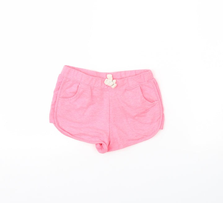 I Love Girls Wear Girls Pink   Sweat Shorts Size 7 Years
