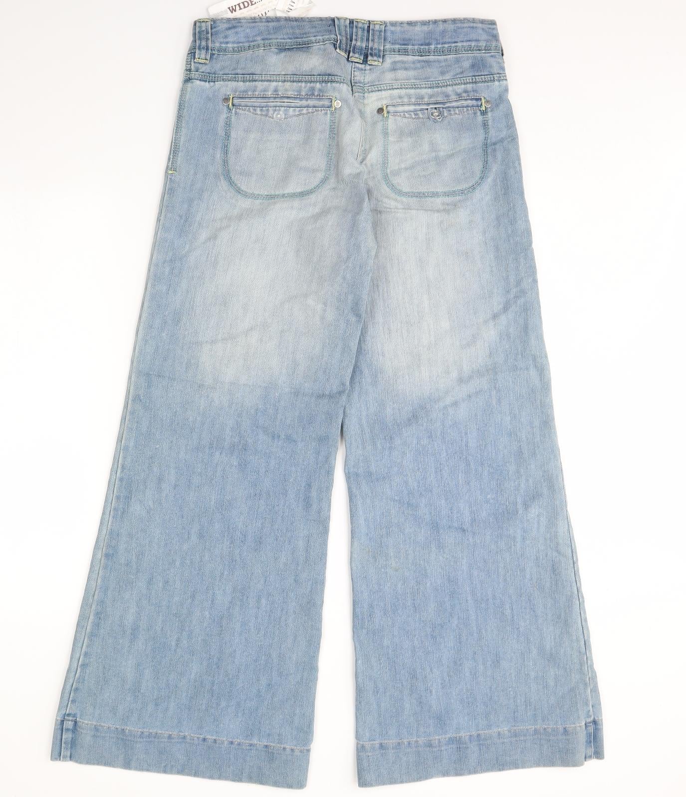 NEXT Womens Blue  Denim Straight Jeans Size 12 L30 in