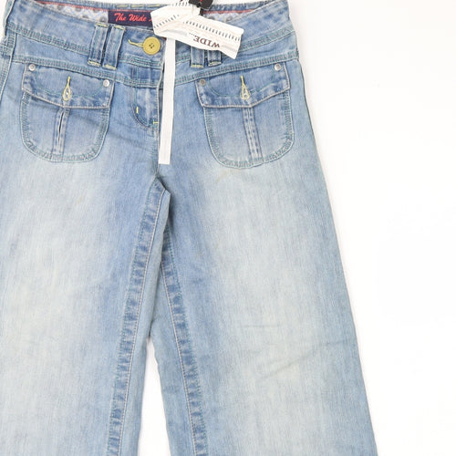 NEXT Womens Blue  Denim Straight Jeans Size 12 L30 in