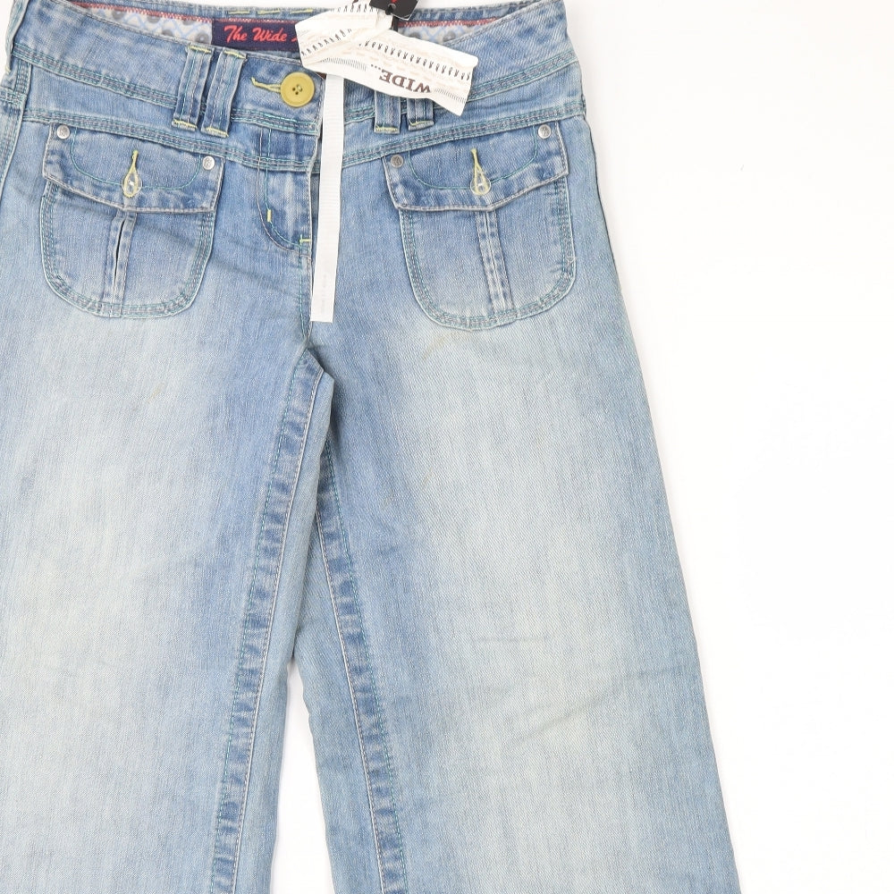 NEXT Womens Blue  Denim Straight Jeans Size 12 L30 in