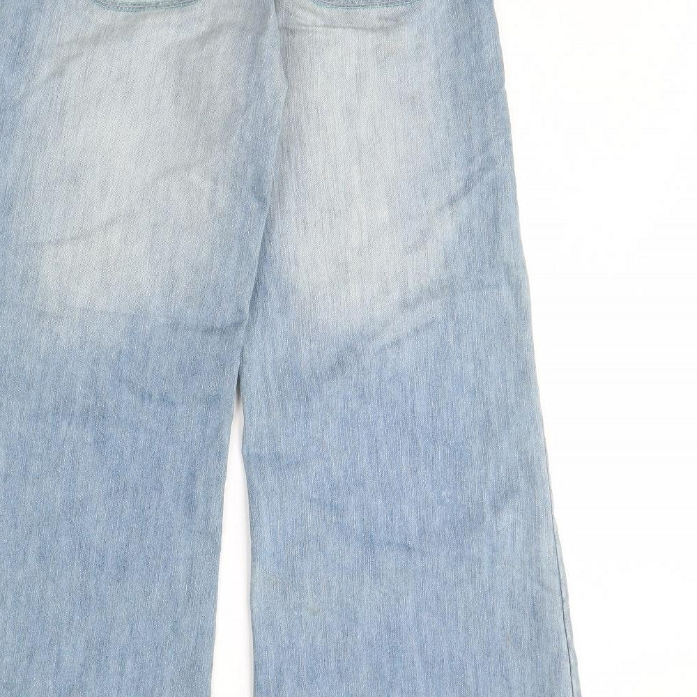 NEXT Womens Blue  Denim Straight Jeans Size 12 L30 in