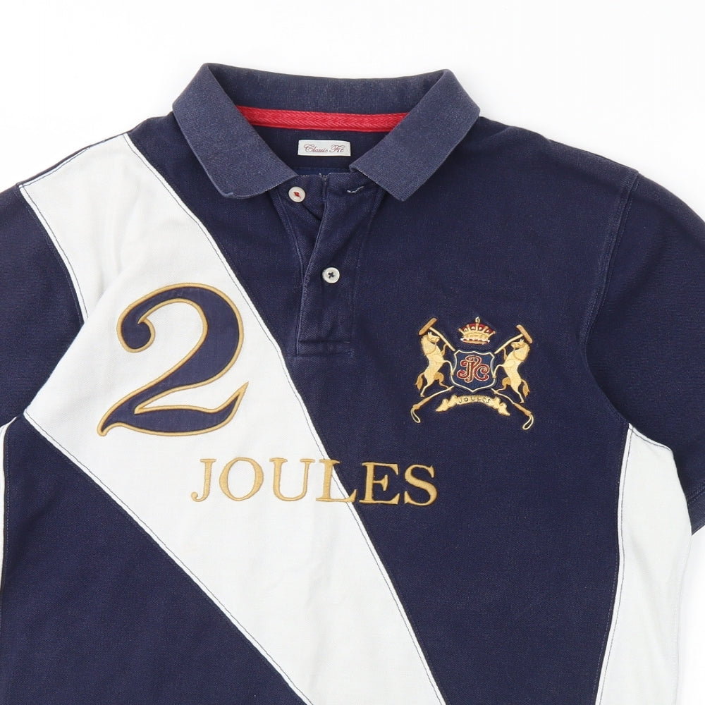Joules Mens Blue    Polo Size M