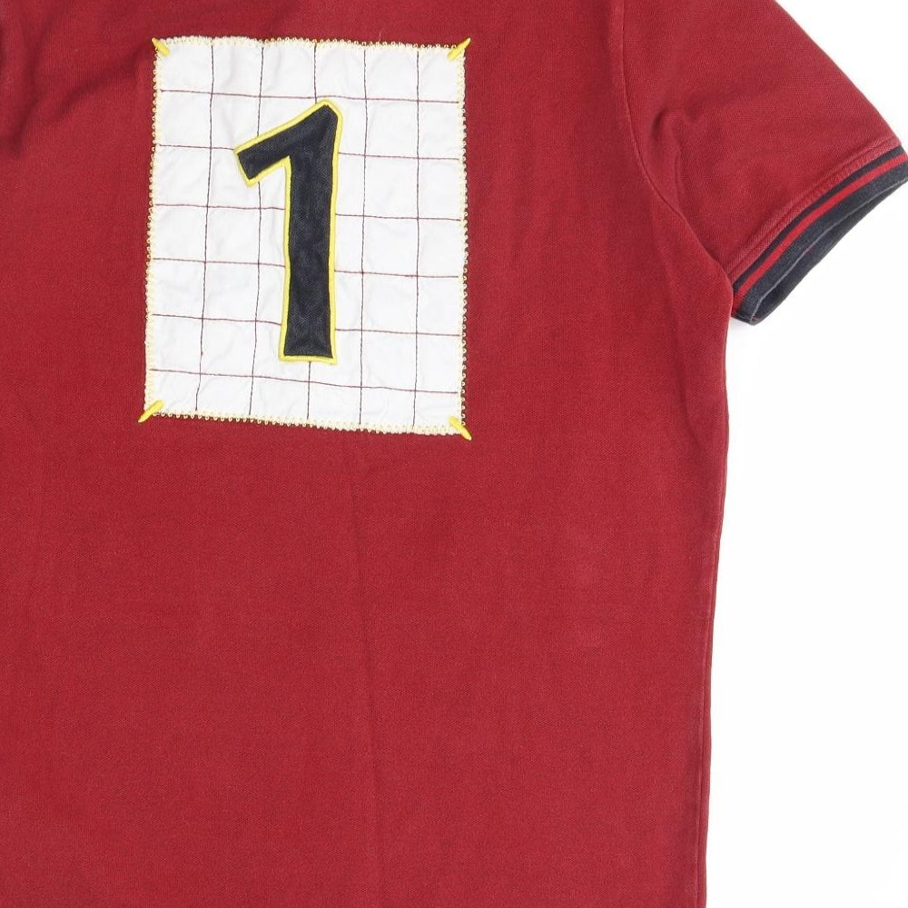 MUSTO Mens Red    Polo Size L