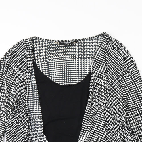 Principles Womens Black Herringbone  Pullover Jumper Size 20