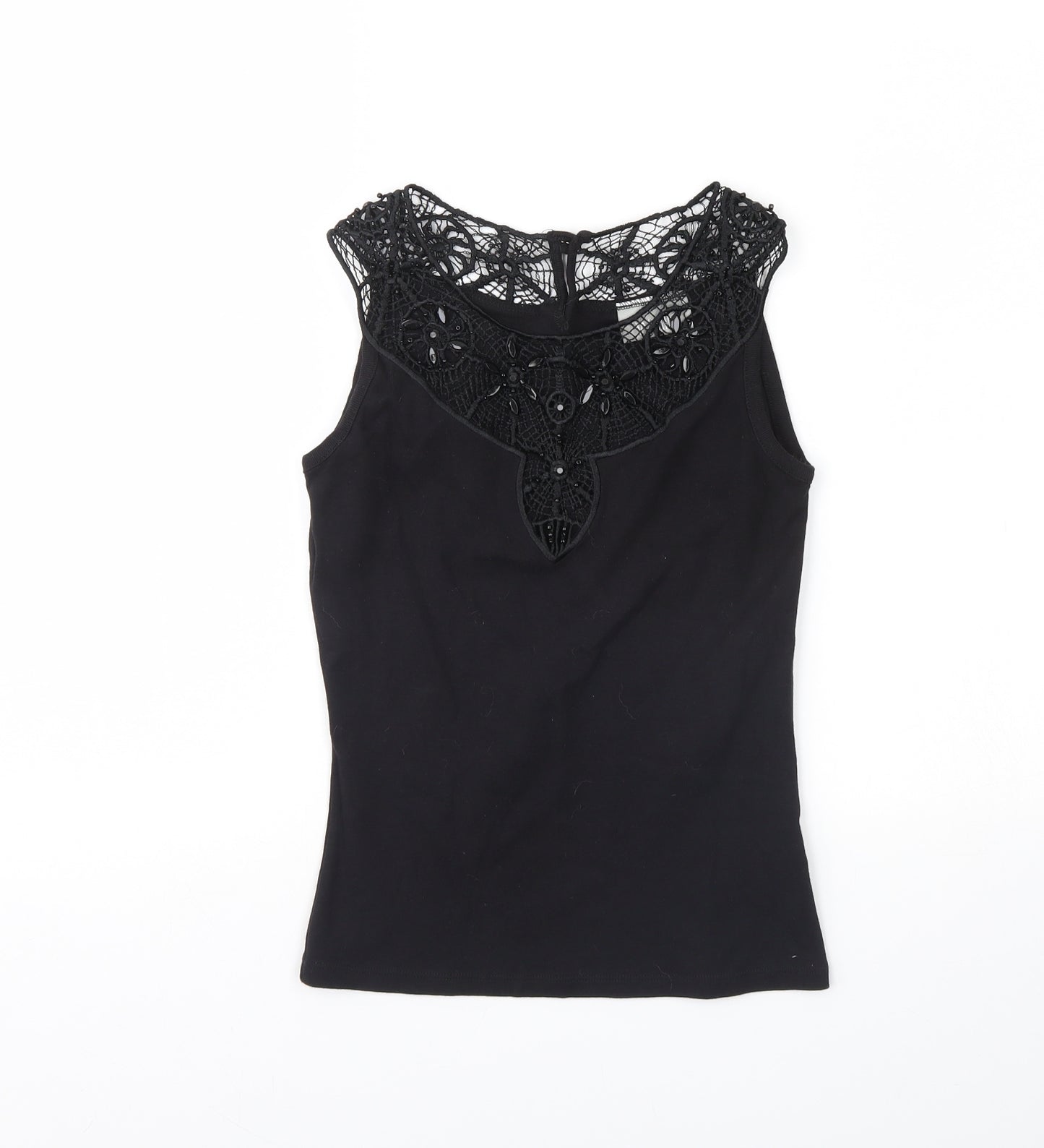 Wallis Womens Black   Basic Tank Size 10