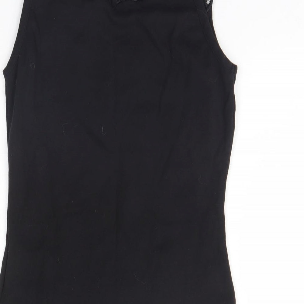 Wallis Womens Black   Basic Tank Size 10