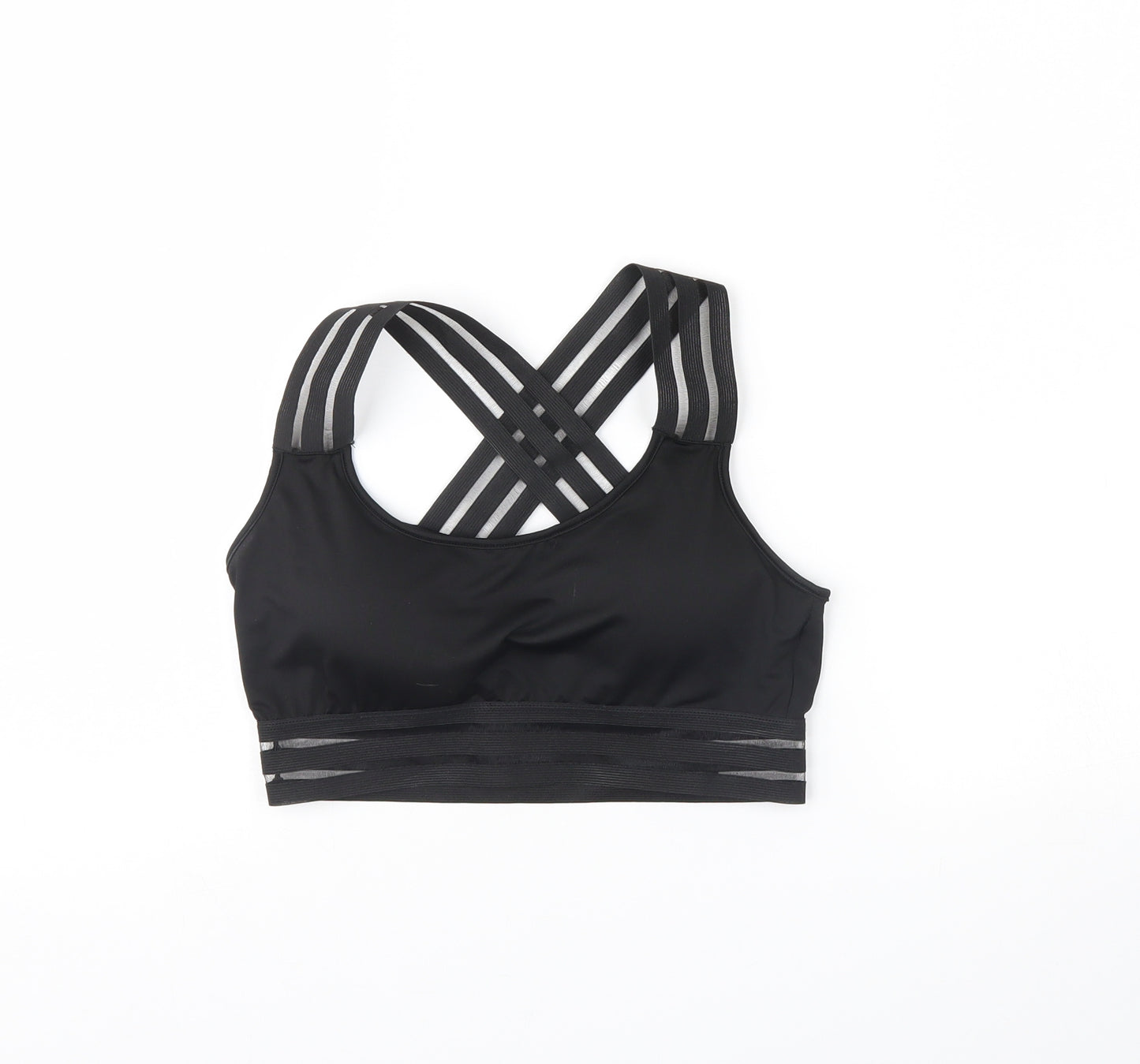 Preworn Womens Black   Cropped Tank Size M  - Padded