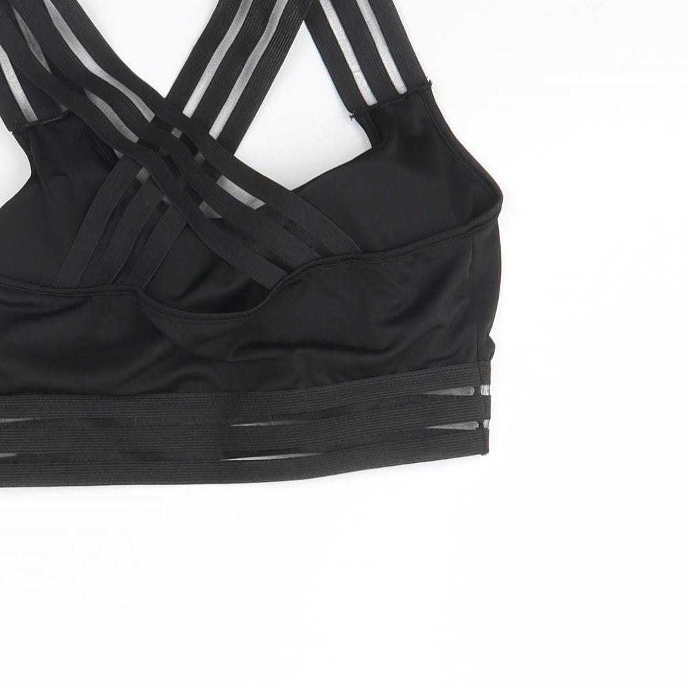 Preworn Womens Black   Cropped Tank Size M  - Padded