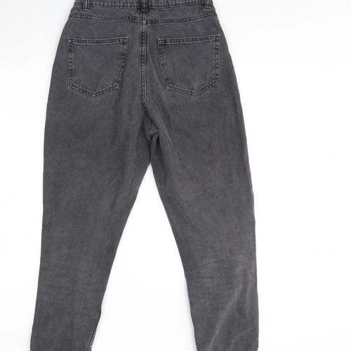 DENIM CO Womens Black  Denim Straight Jeans Size 10 L29 in