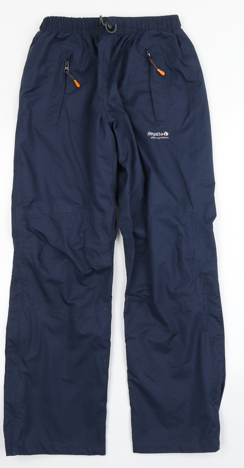 Regatta Mens Blue   Rain Trousers Trousers Size S L28 in