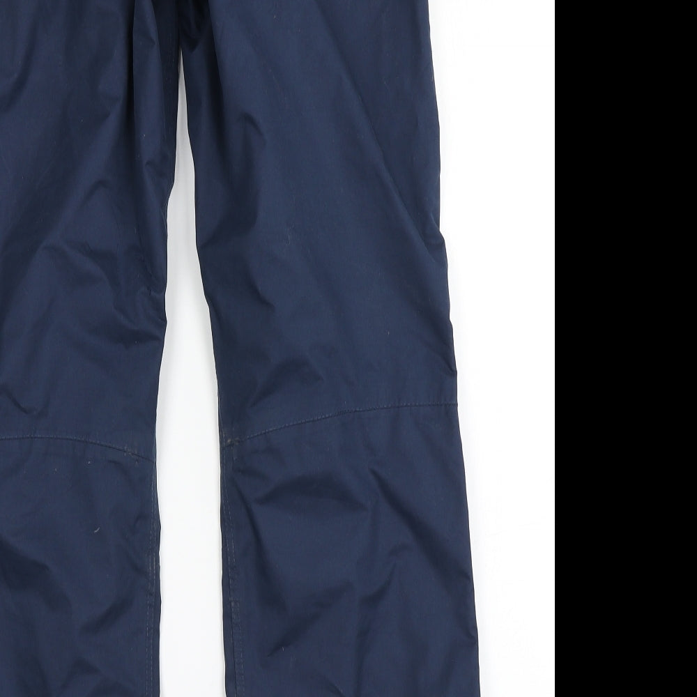 Regatta Mens Blue   Rain Trousers Trousers Size S L28 in