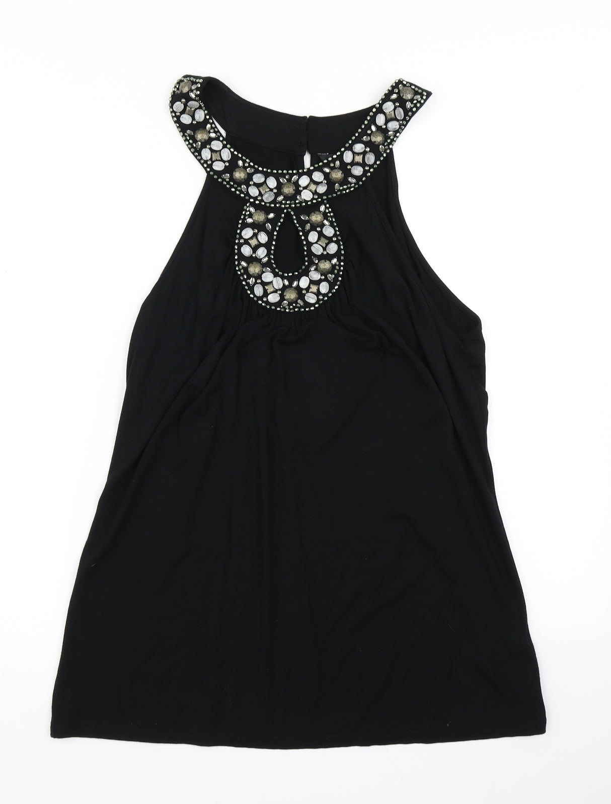 Julien Macdonald Womens Black   Basic Blouse Size 16