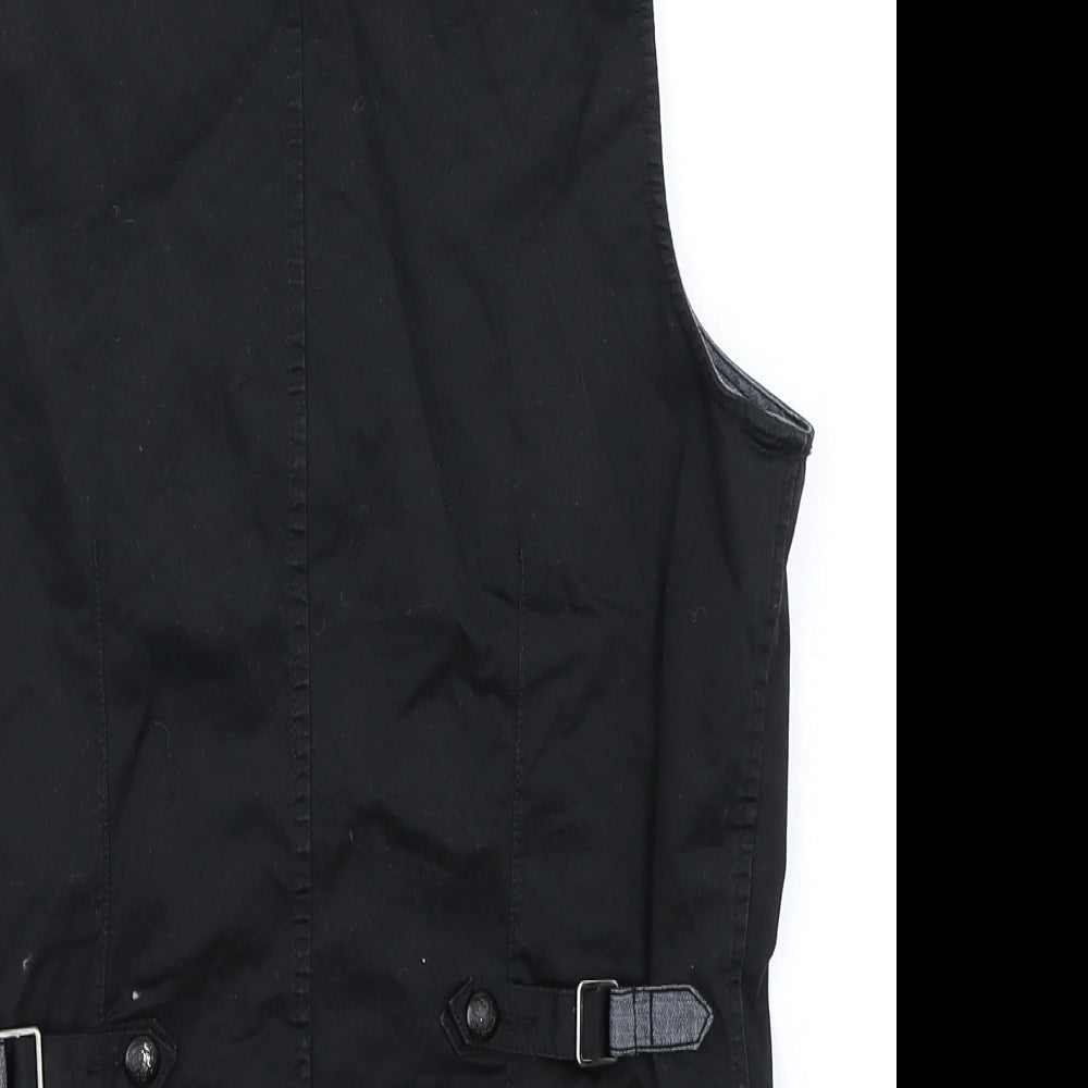 River Island Mens Black   Jacket Poncho Size XS