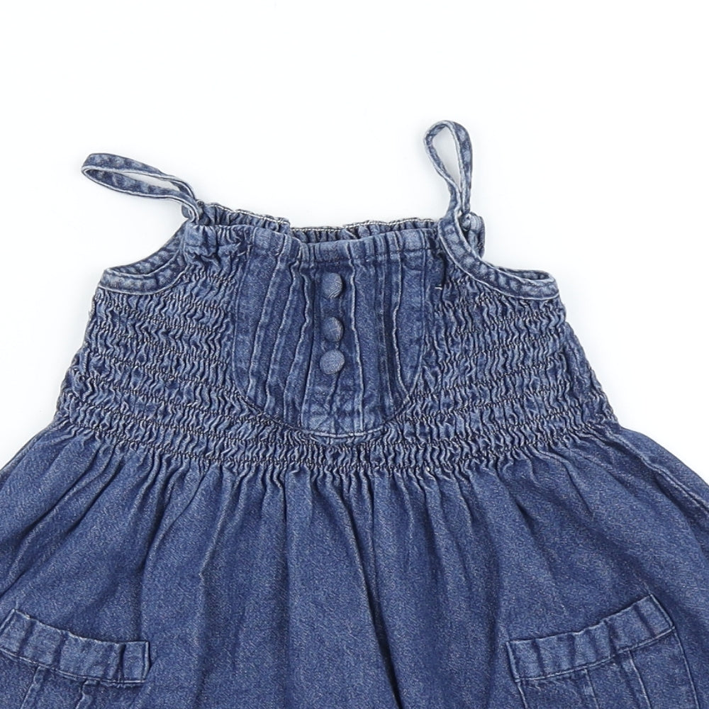 Early Days Girls Blue  Denim Fit & Flare  Size 18-24 Months
