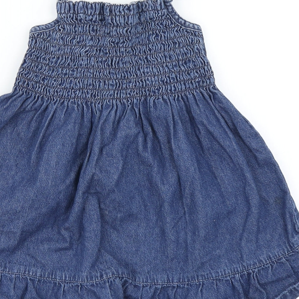 Early Days Girls Blue  Denim Fit & Flare  Size 18-24 Months