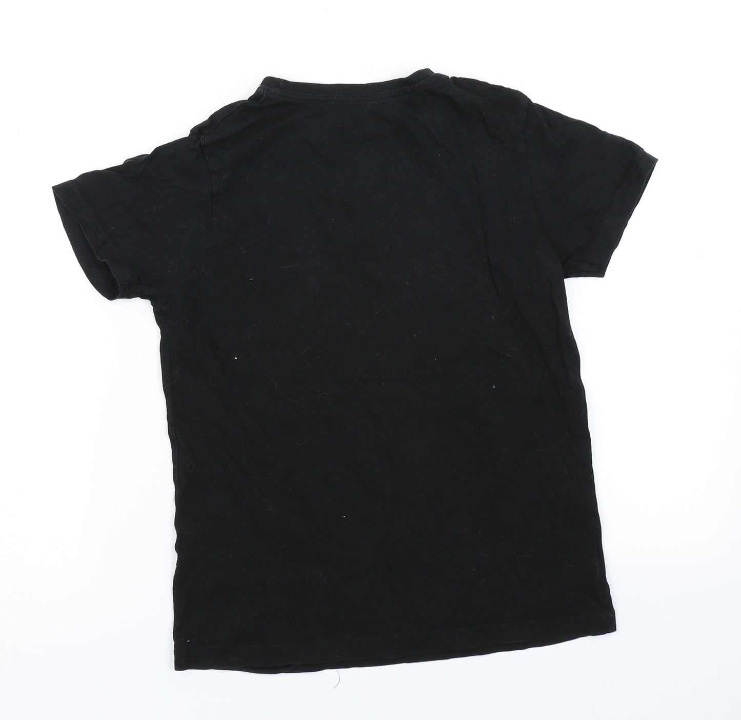 Primark Boys Black   Basic T-Shirt Size 9-10 Years