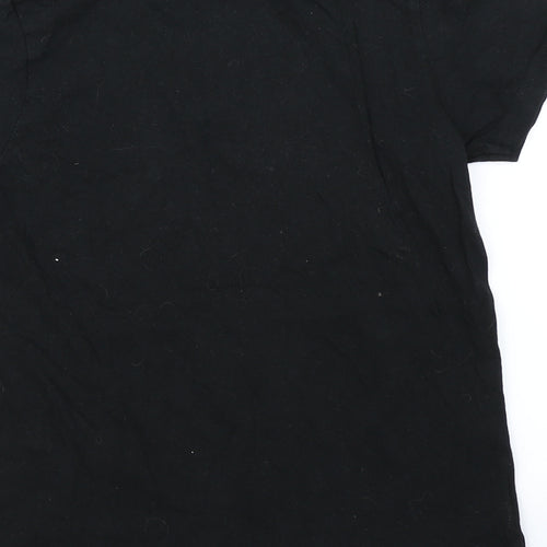 Primark Boys Black   Basic T-Shirt Size 9-10 Years