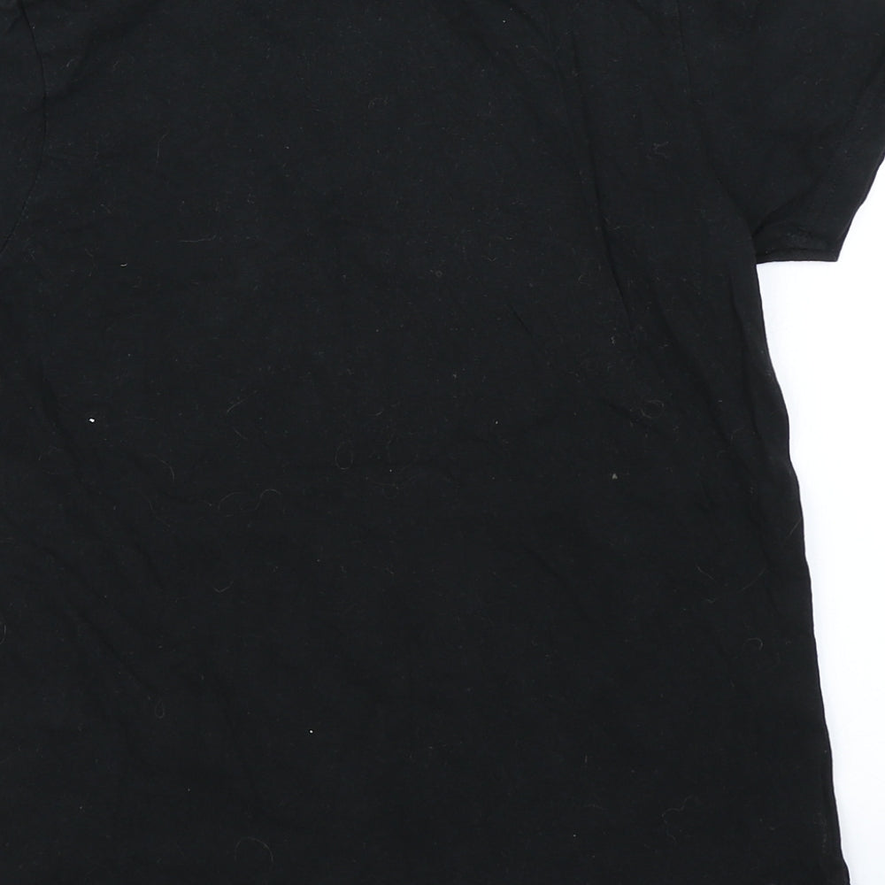 Primark Boys Black   Basic T-Shirt Size 9-10 Years