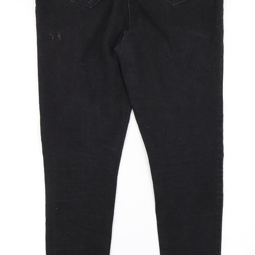 Studio Womens Black  Denim Jegging Jeans Size 16 L26 in