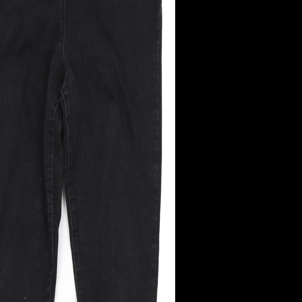 Studio Womens Black  Denim Jegging Jeans Size 16 L26 in