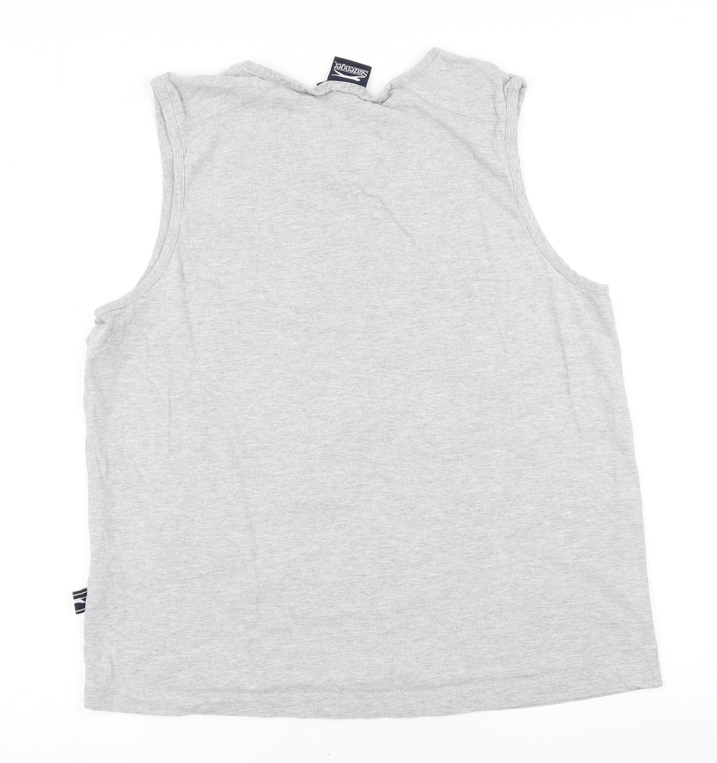 Slazenger Mens Grey    T-Shirt Size L  - Tank