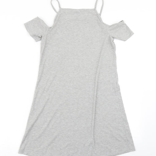 Divided Womens Grey   Fit & Flare  Size 10