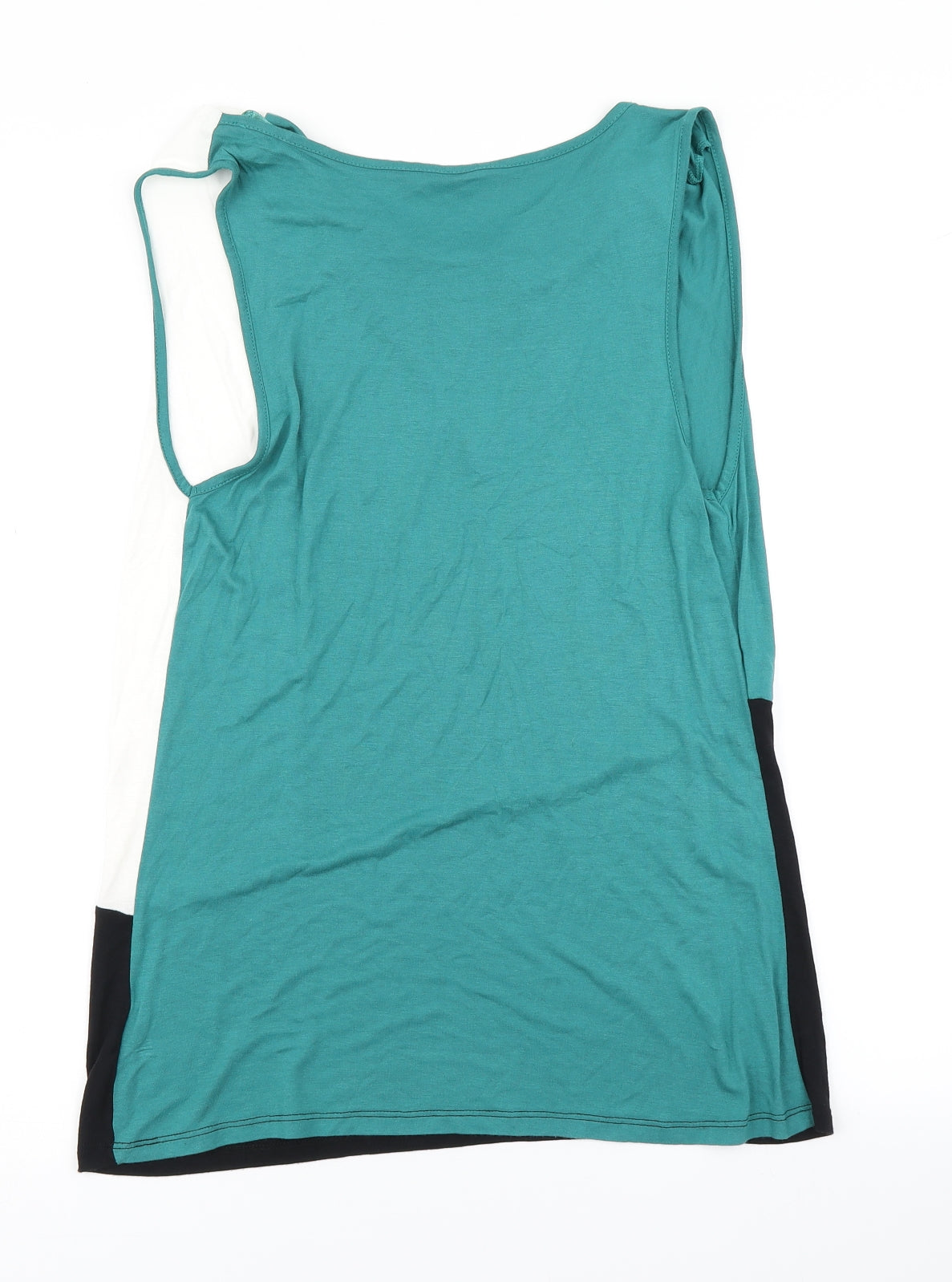 F&F Womens Blue Colourblock  Basic Tank Size 16