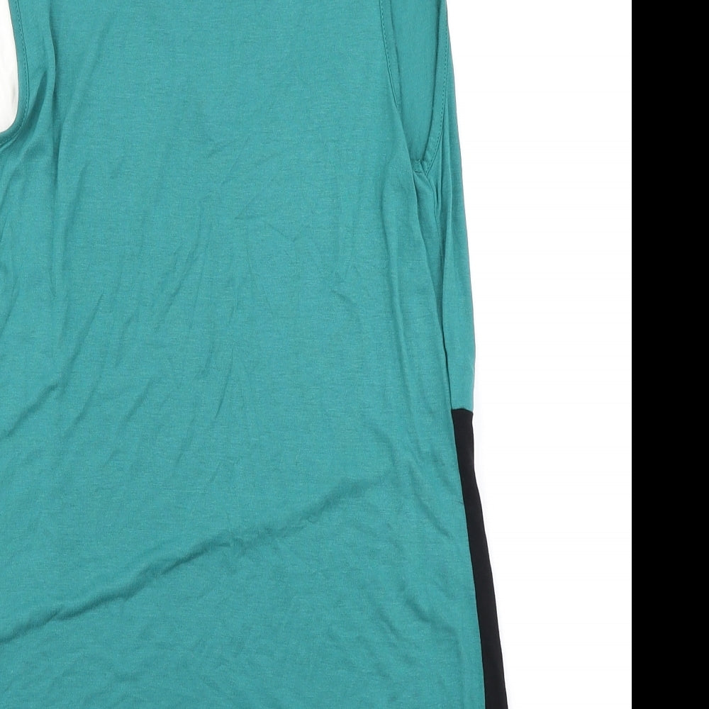 F&F Womens Blue Colourblock  Basic Tank Size 16