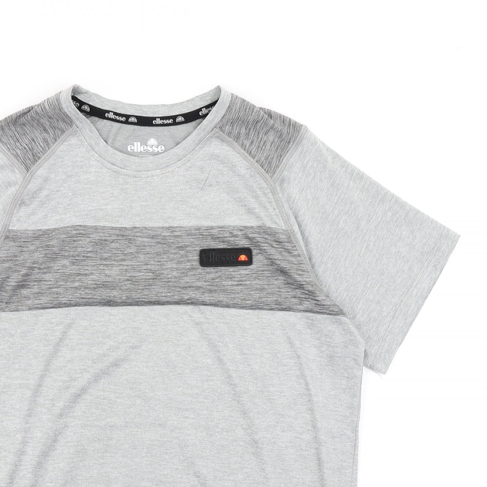 ellesse Boys Grey   Basic T-Shirt Size XL