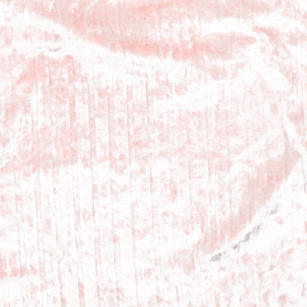 Minoti Girls Pink  Velour Basic T-Shirt Size 5-6 Years