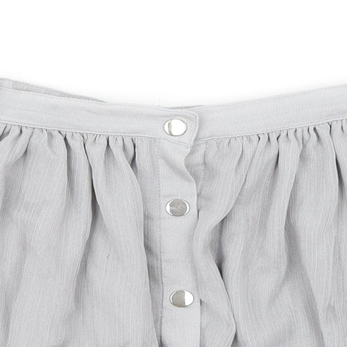 Minoti Girls Grey   Skater Skirt Size 5-6 Years
