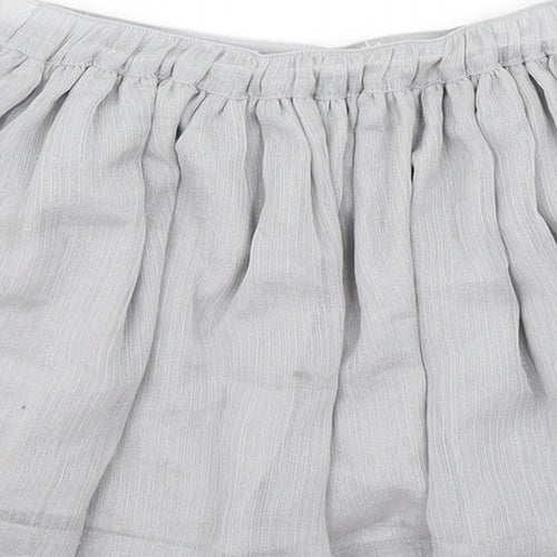 Minoti Girls Grey   Skater Skirt Size 5-6 Years