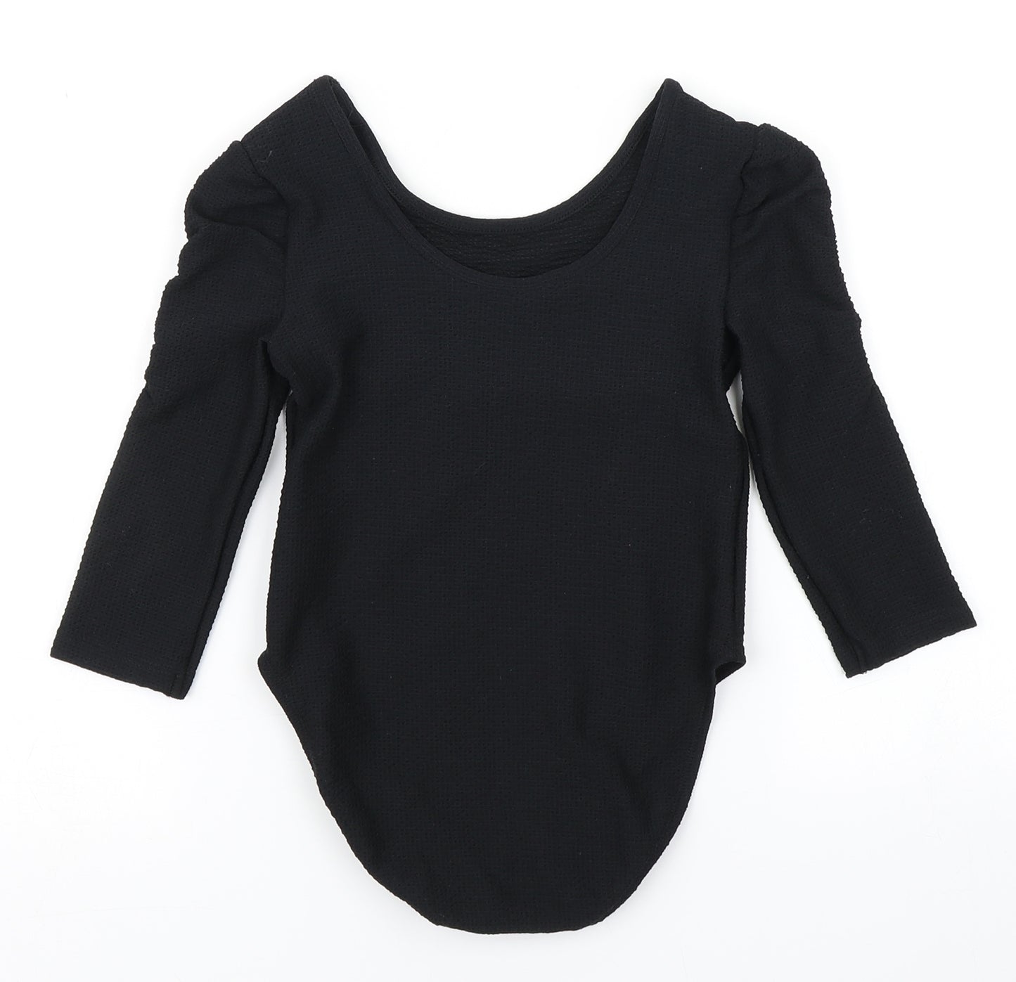 River Island Girls Black   Bodysuit One-Piece Size 4-5 Years