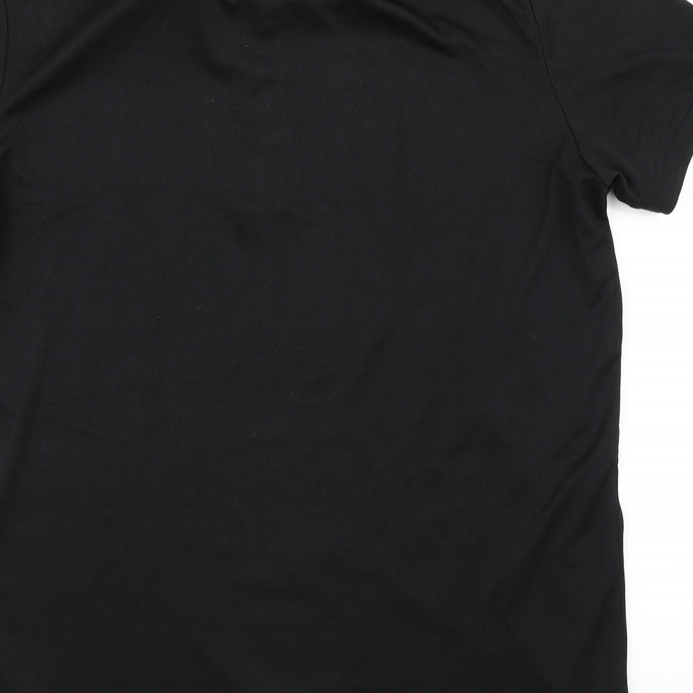 Crivit Mens Black    Polo Size M