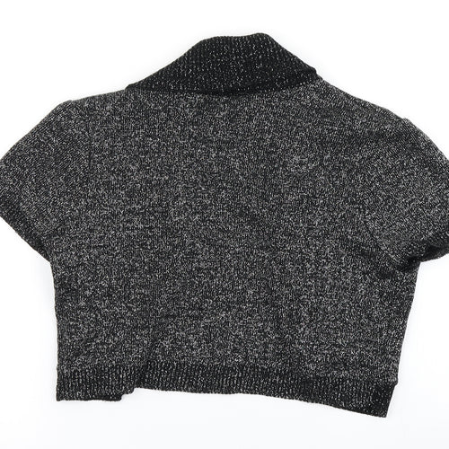 New Look Womens Black  Knit Cardigan Jumper Size 6