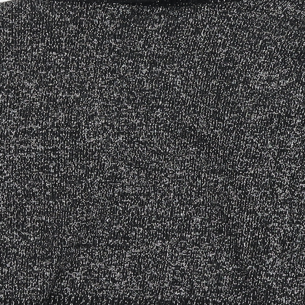 New Look Womens Black  Knit Cardigan Jumper Size 6