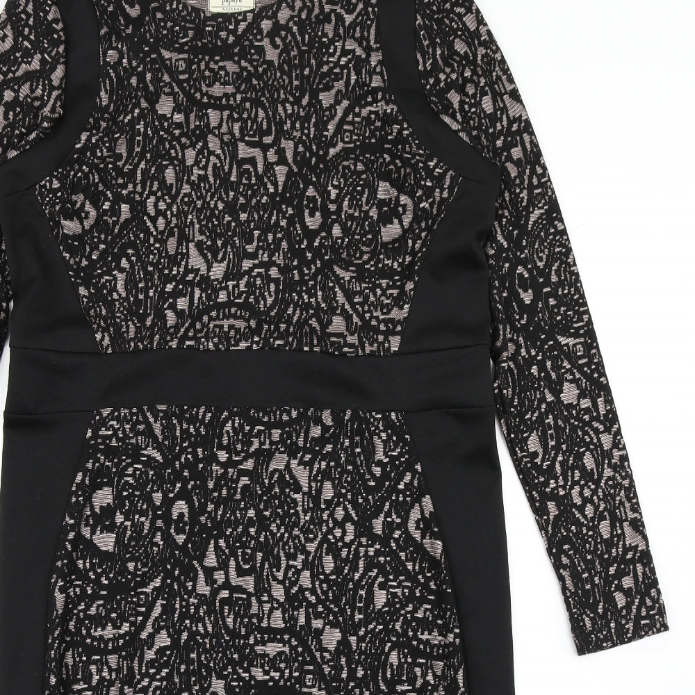 Papaya Womens Black   Pencil Dress  Size 18