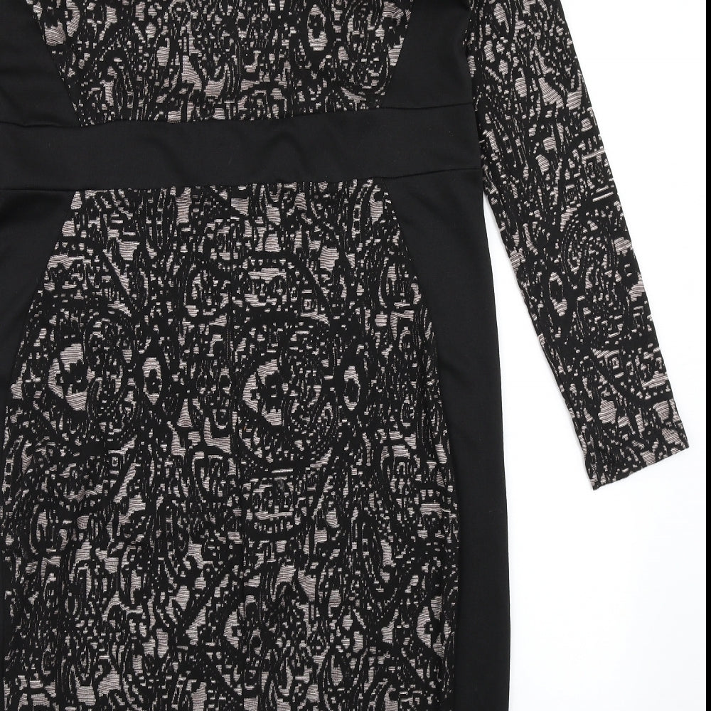 Papaya Womens Black   Pencil Dress  Size 18