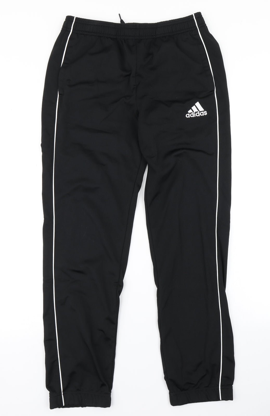 adidas Boys Black   Jogger Trousers Size 13-14 Years