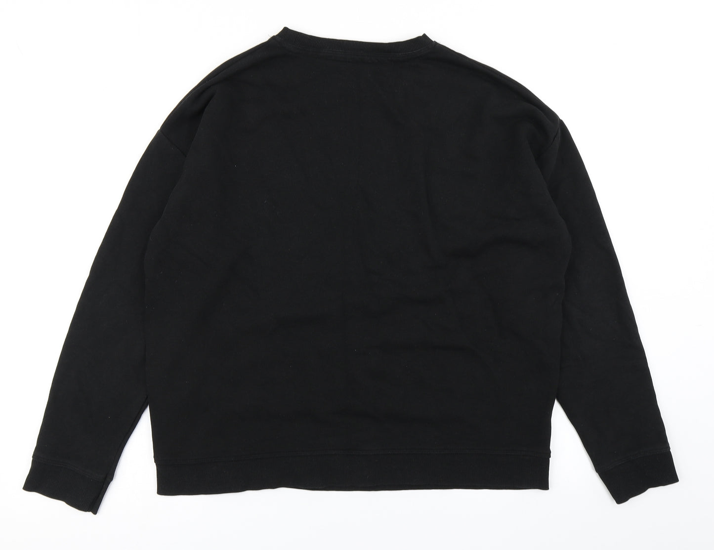 New Look Womens Black   Pullover Sweatshirt Size 10