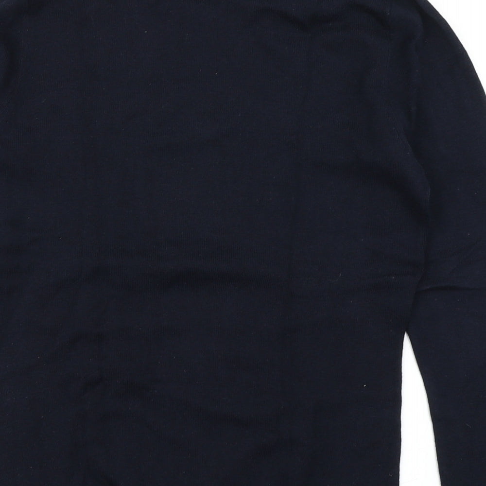 Wallis Womens Blue  Knit Pullover Jumper Size 10