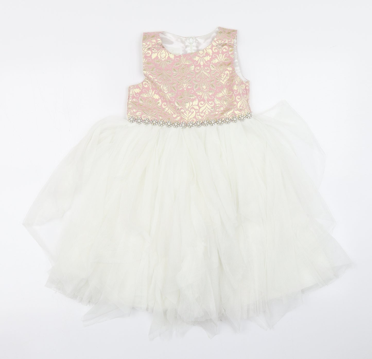 American Pirncess Girls Pink Paisley  Tutu Dress  Size 6 Years
