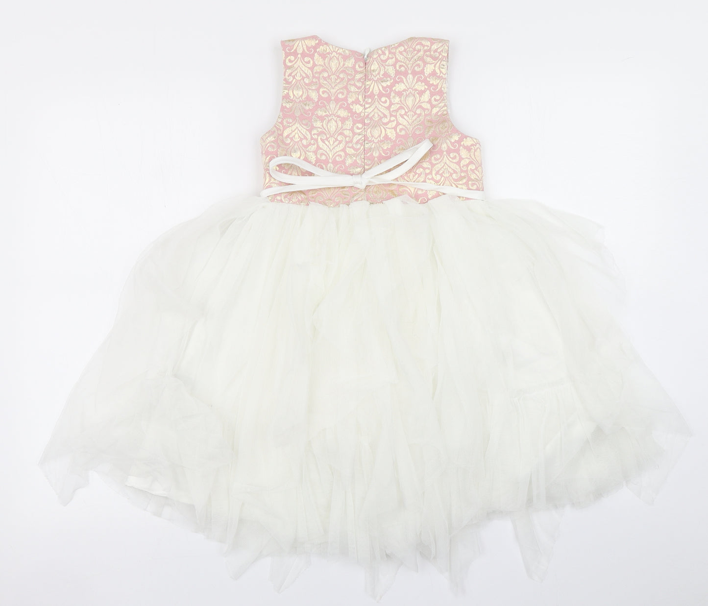 American Pirncess Girls Pink Paisley  Tutu Dress  Size 6 Years
