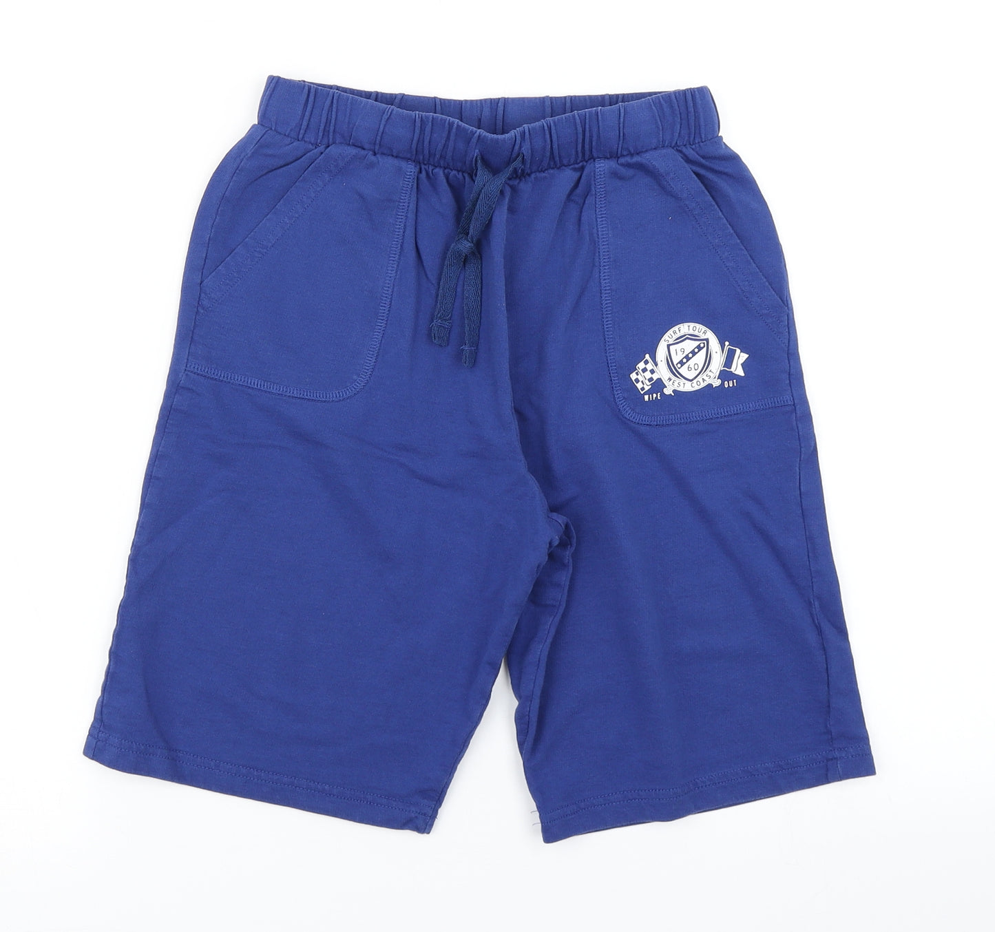 M&S Boys Blue   Sweat Shorts Size 9-10 Years