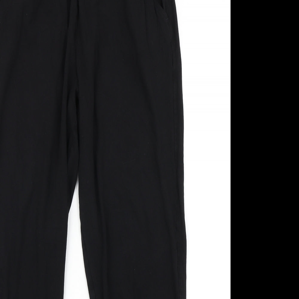 NEXT Womens Black   Harem Trousers Size 8 L25 in