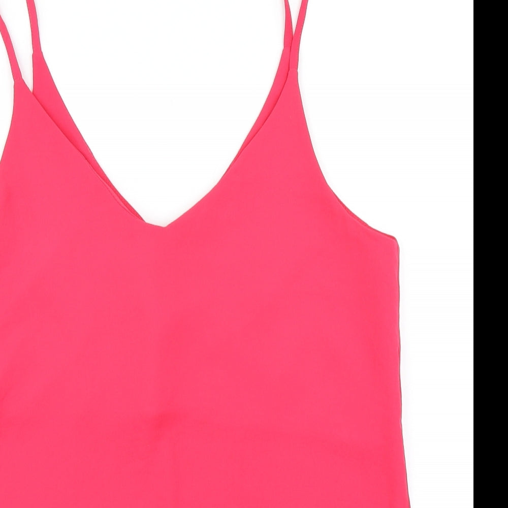 H&M Womens Pink   Camisole Blouse Size 10