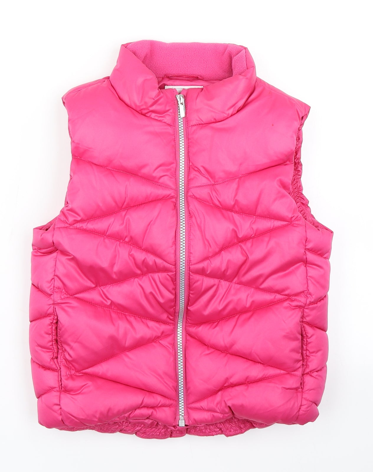 NEXT Girls Pink   Gilet Coat Size 8 Years  - Fleece Lined
