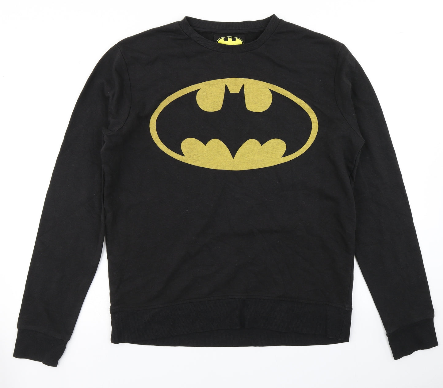 Cedar Wood State Mens Black   Pullover Sweatshirt Size L  - Batman