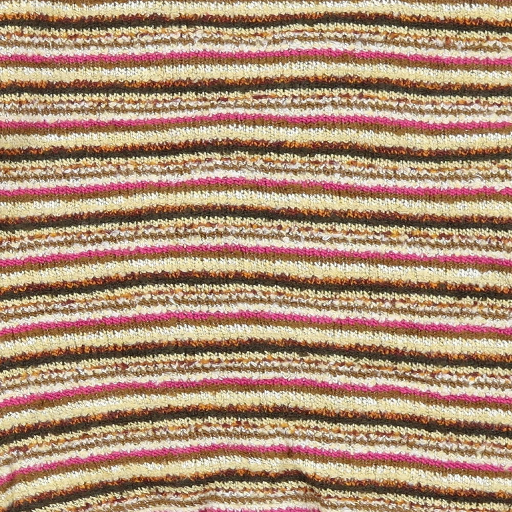Per Una Womens Multicoloured Striped  Cardigan Jumper Size 14