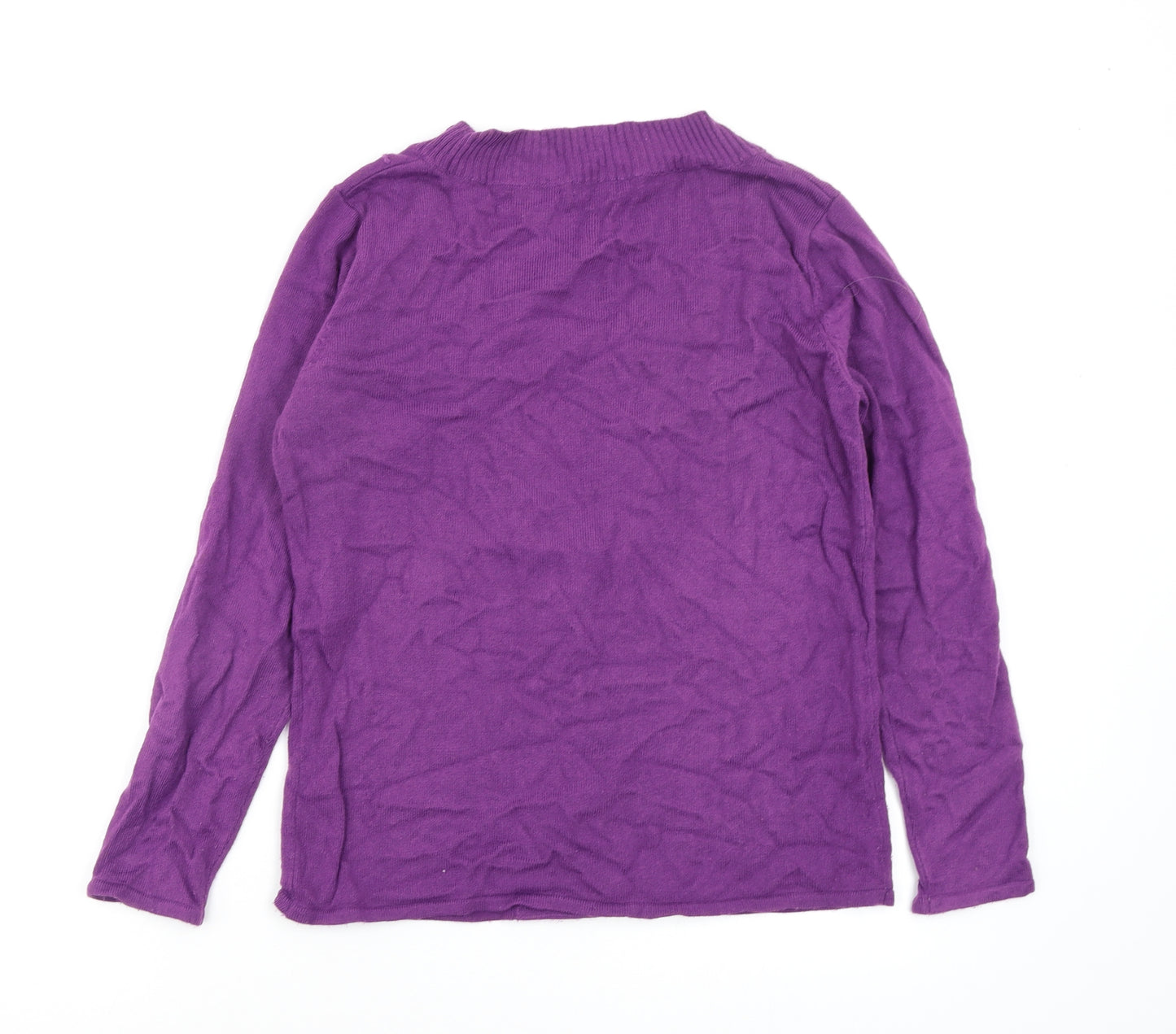 Special Collection Womens Pink Floral  Pullover Jumper Size 12